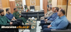 دیدار ریاست بسیج فرهنگیان خوزستان با سرپرست دانشگاه فرهنگیان استان خوزستان