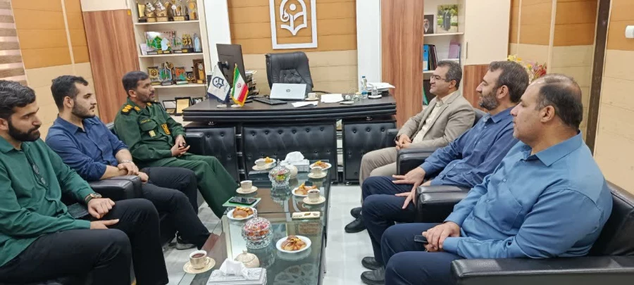 دیدار ریاست بسیج فرهنگیان خوزستان با سرپرست دانشگاه فرهنگیان استان خوزستان