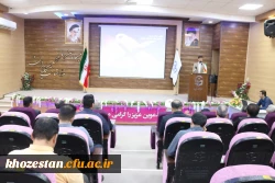 مراسم تکریم از اساتید هیأت علمی بازنشسته و مدیران سابق مدیریت، پردیس ها و مراکز دانشگاه فرهنگیان استان خوزستان