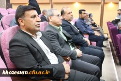 مراسم تکریم از اساتید هیأت علمی بازنشسته و مدیران سابق مدیریت، پردیس ها و مراکز دانشگاه فرهنگیان استان خوزستان
