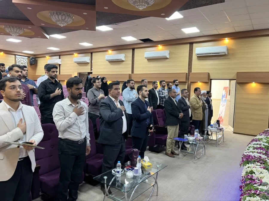  مراسم تکریم و معارفه مسئول بسیج دانشجویی دانشگاه فرهنگیان استان خوزستان