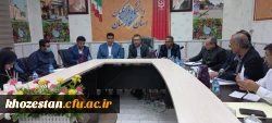 برگزاری جلسه شورای آموزشی و پژوهشی دانشگاه فرهنگیان استان خوزستان