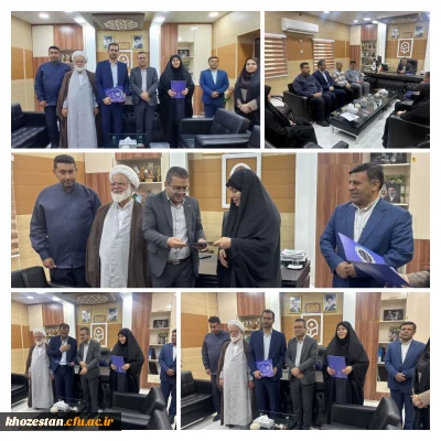 انتصاب رؤسای جدید اداره خدمات دانشجویی و اداره پژوهش دانشگاه فرهنگیان خوزستان