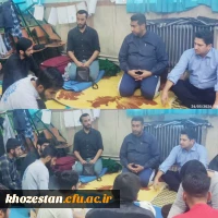 دیدار معاون منابع انسانی از مجاهدت دانشجویان بسیجی در بازسازی مناطق آسیب دیده تهران