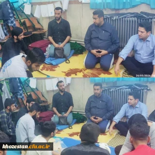 دیدار معاون منابع انسانی از مجاهدت دانشجویان بسیجی در بازسازی مناطق آسیب دیده تهران