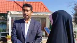 مصاحبه با مسئول نظارت و ارزیابی مدیریت پردیس های استان خوزستان در اردوی زیارتی سفیران کوثر مشهد مقدس